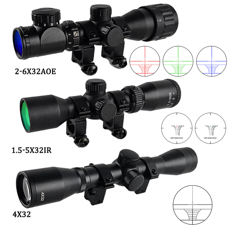 Night Vision Scope For Crossbow - Lunette de visée tactique 4x32 1.5-5x32IR