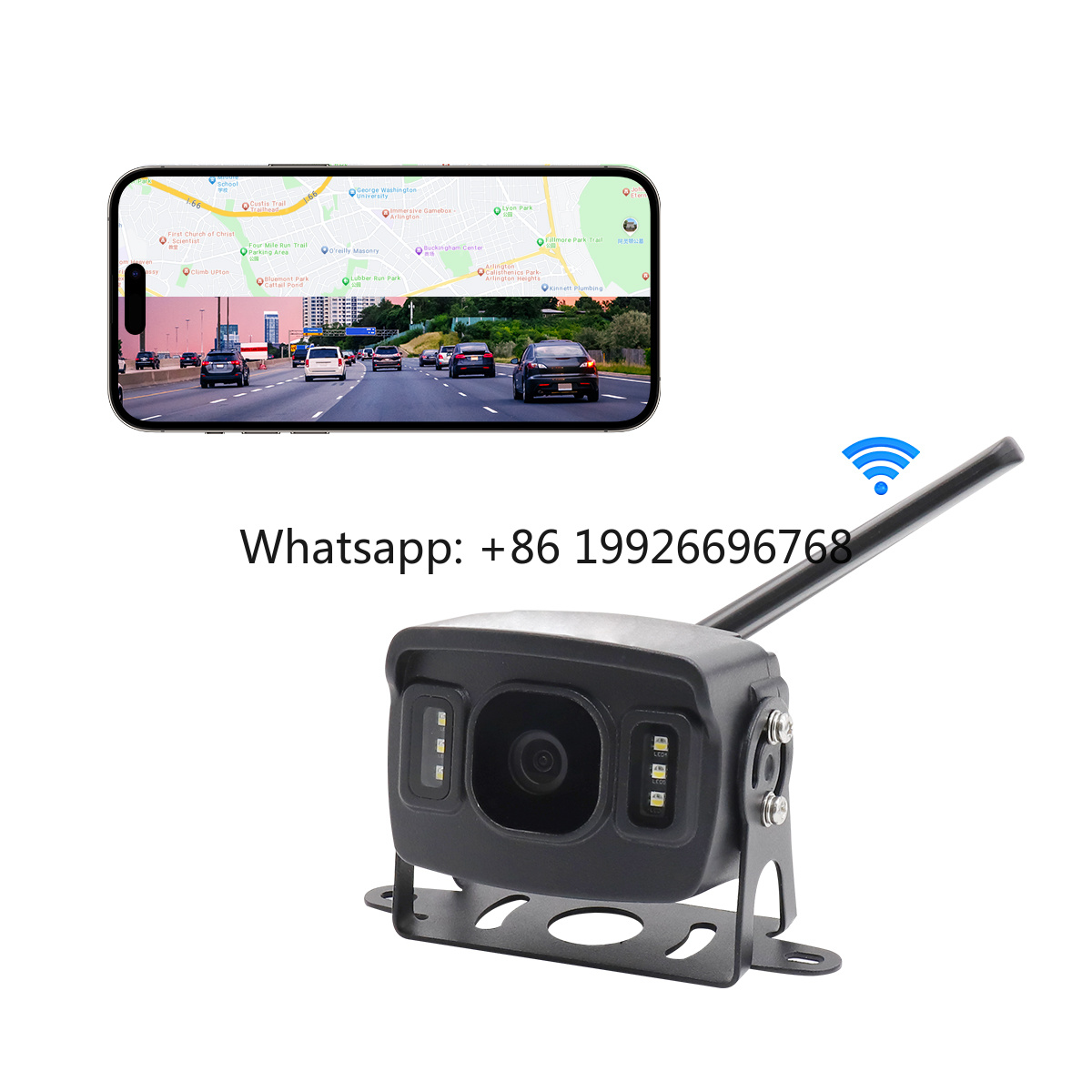 Night Vision Camera Wifi 4G - Caméra de recul pour camion 4G