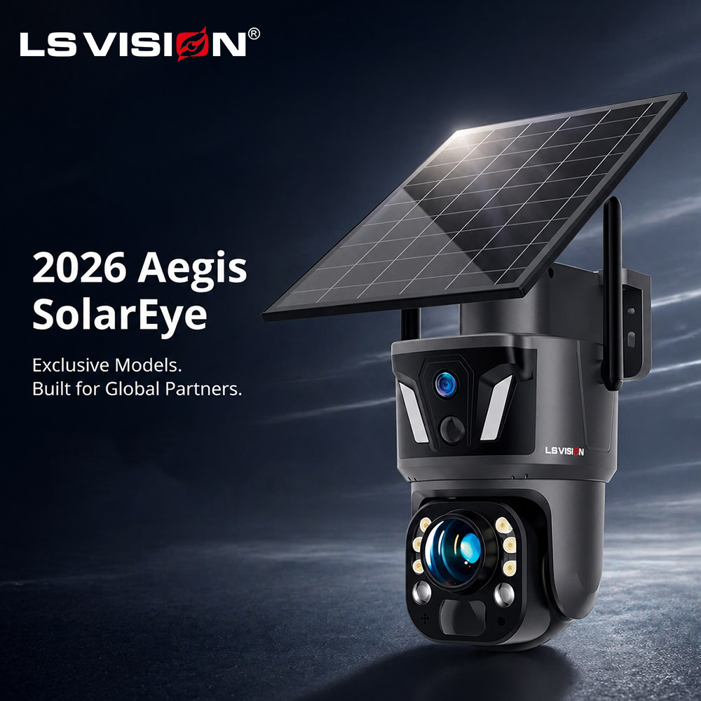 Night Vision Camera Wifi 4G - LS VISION 50X 6MP Caméra solaire