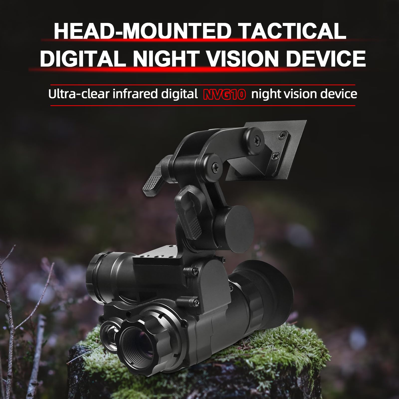 Night Vision Monocular 1080P - Lunettes de Vision nocturne tactique numérique