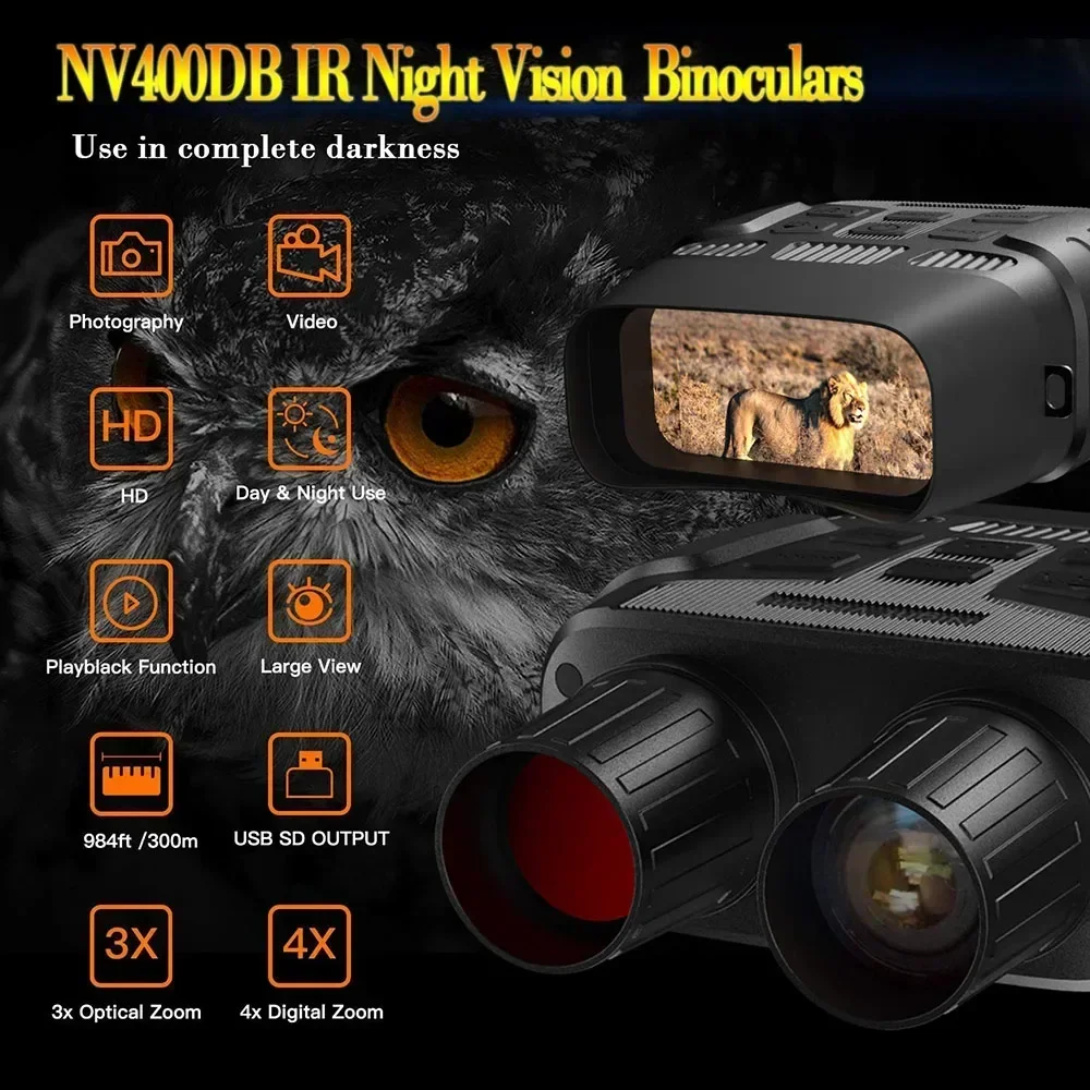 Night Vision Scope 4X Digital - Jumelles de Vision nocturne numérique HD