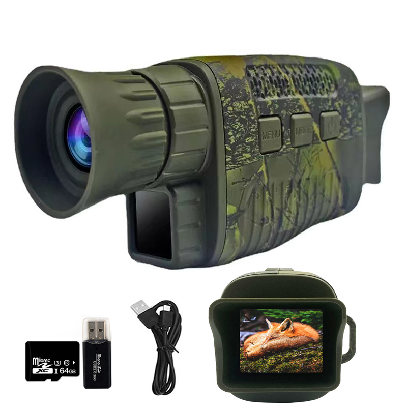 Night Vision Monocular 1080P - Imageur Non thermique de Camping, dispositif