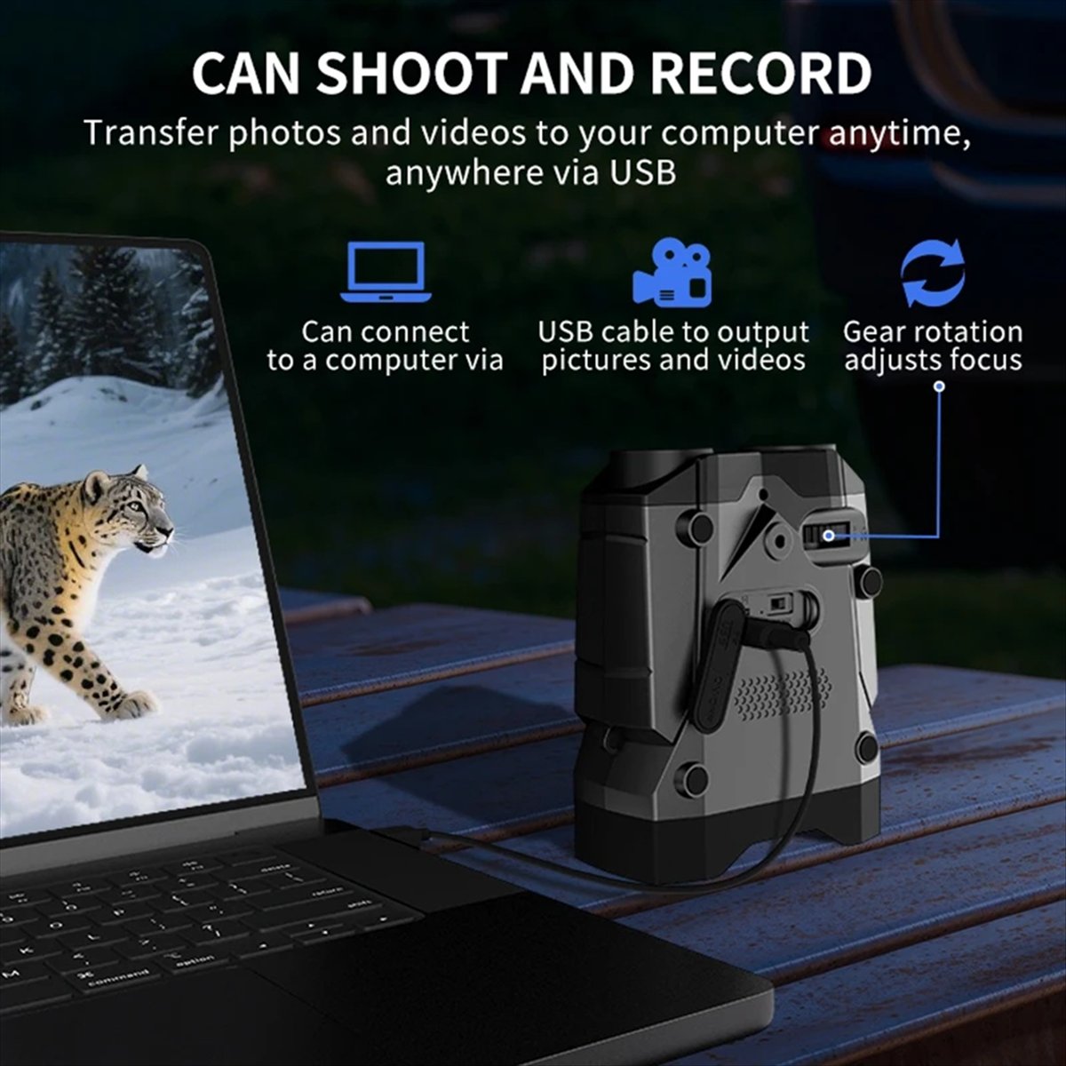 Caméra télescope binoculaire n - Digital Night Vision Binoculars 4K avis et prix