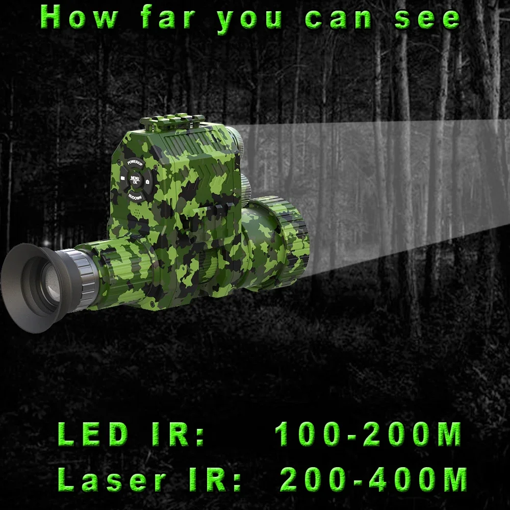Megaorei NK007plus 200-400M mo - Night Vision Monocular 1080P avis et prix