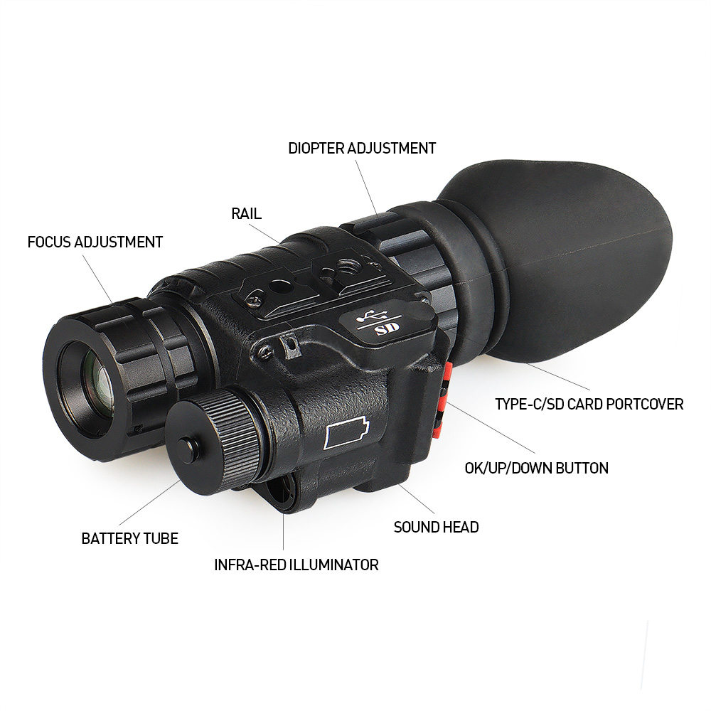 Chasse dispositif NVG portée d - Night Vision Monocular 8X avis et prix