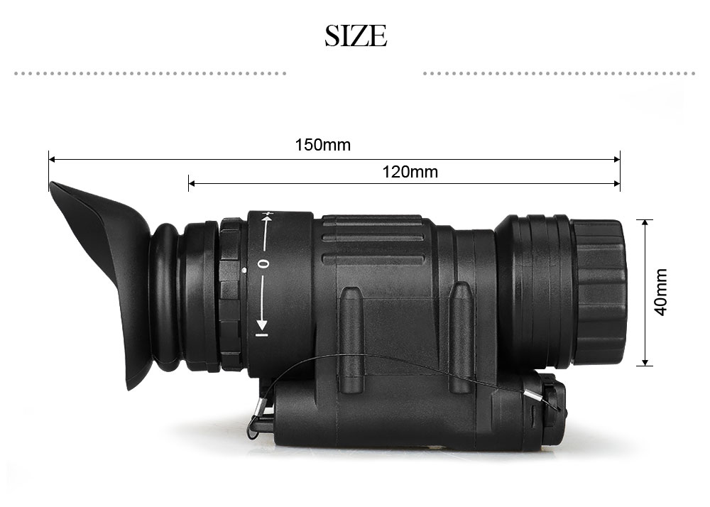 Lunette de vision nocturne num - Night Vision Scope 4X Digital avis et prix