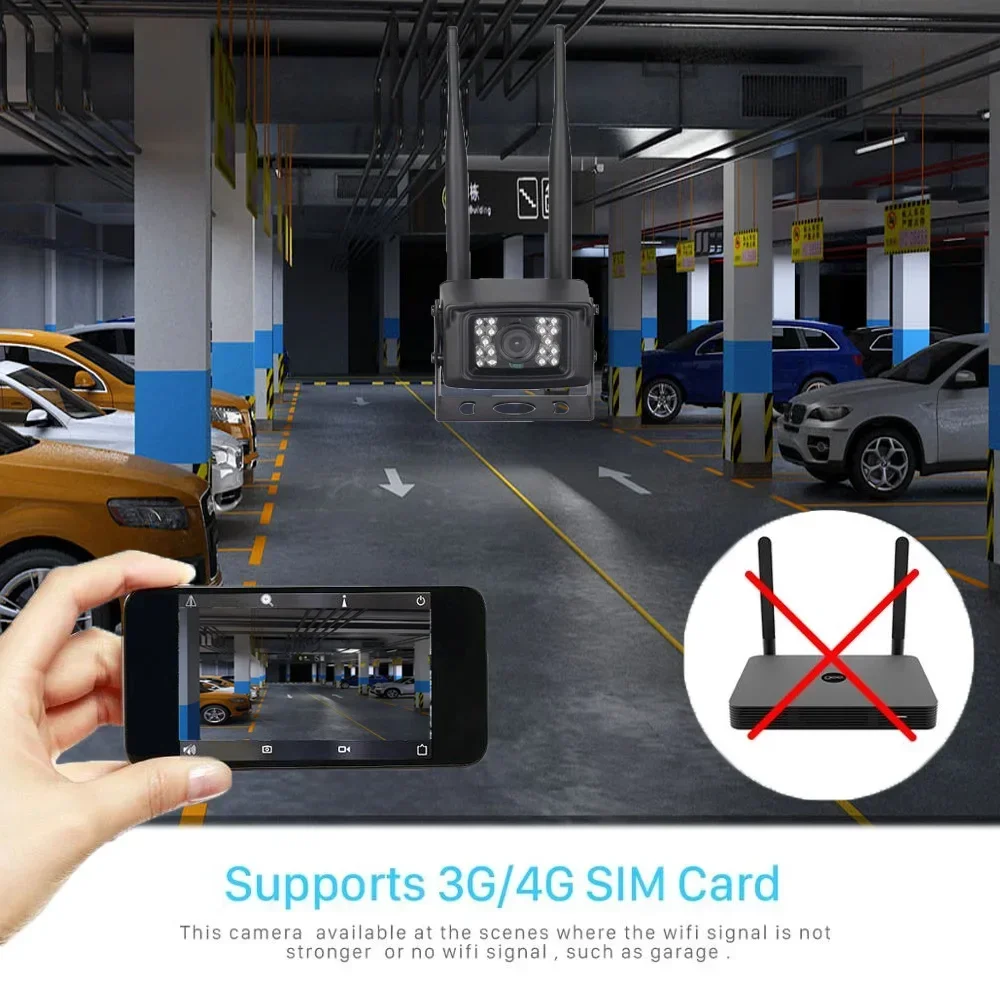 HJT 5MP 940nm WIFI 4G carte Si - Night Vision Camera Wifi 4G avis et prix