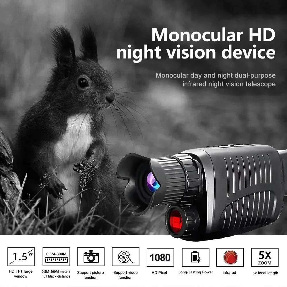 Vision nocturne monoculaire HD - Night Vision Monocular 1080P avis et prix