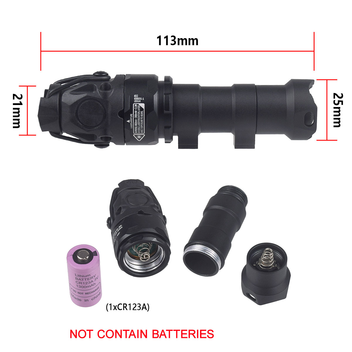 Lampe tactique réglable KIJI K - Ir Illuminator 850Nm Flashlight avis et prix