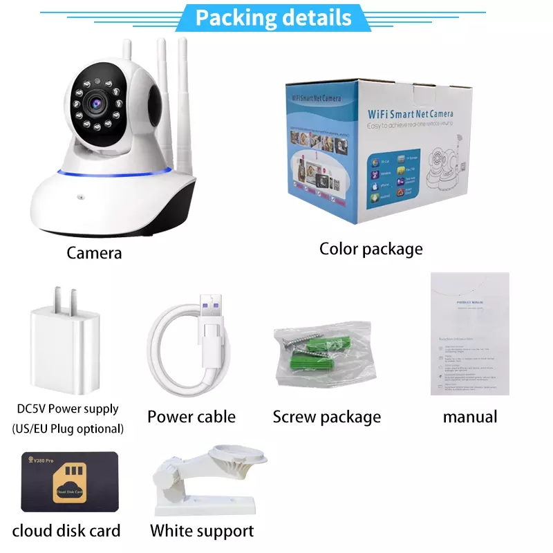 Caméra IP sans fil intérieure  - Night Vision Camera Wifi 4G avis et prix