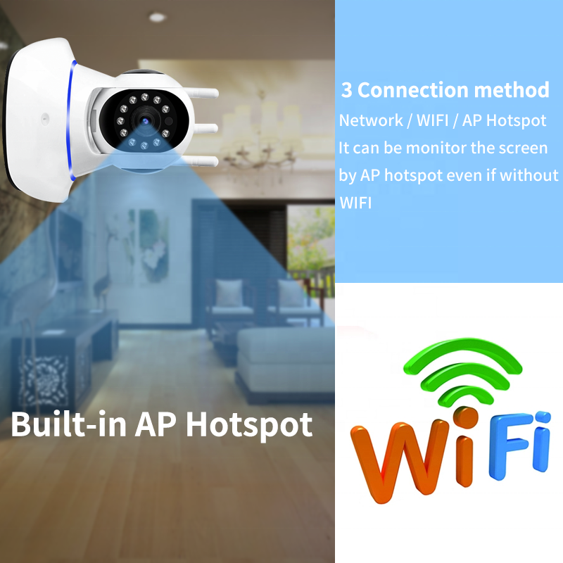 Caméra IP sans fil intérieure  - Night Vision Camera Wifi 4G avis et prix
