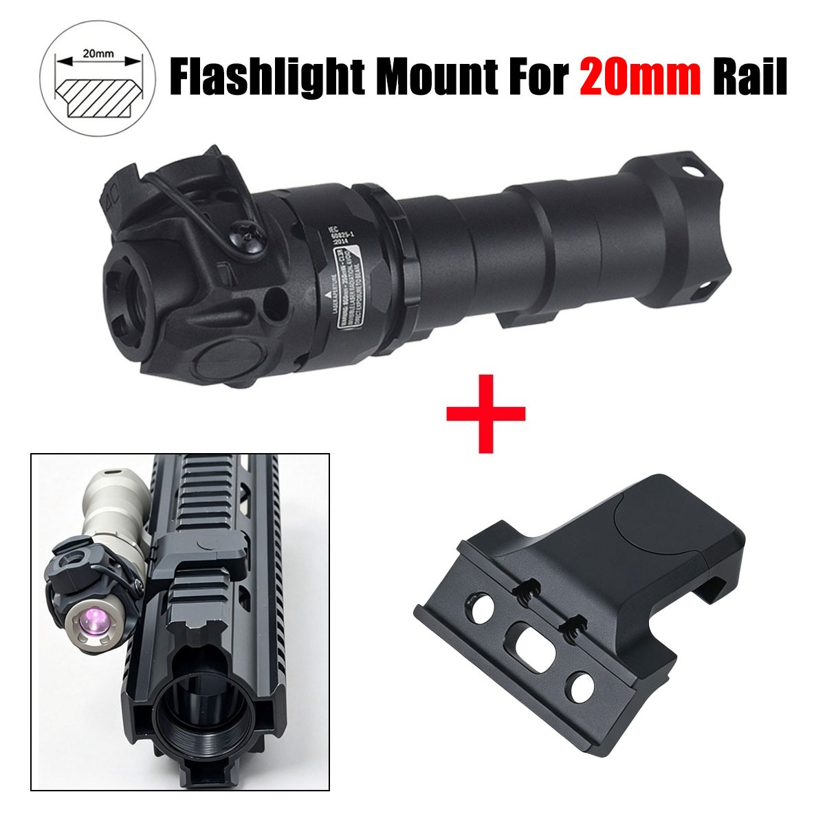 Lampe torche tactique KIJI K1  - Ir Illuminator 850Nm Flashlight avis et prix