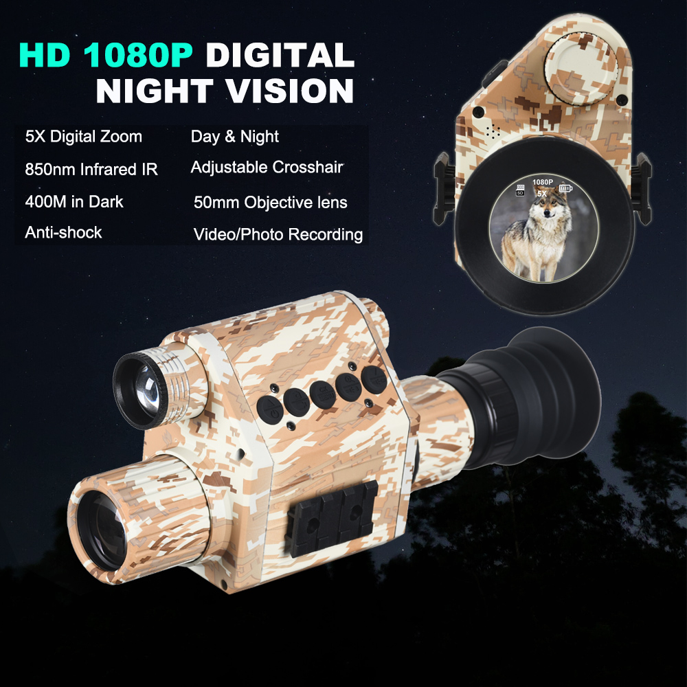 Monoculaire de vision nocturne - Night Vision Rifle Scope Ir 850Nm avis et prix