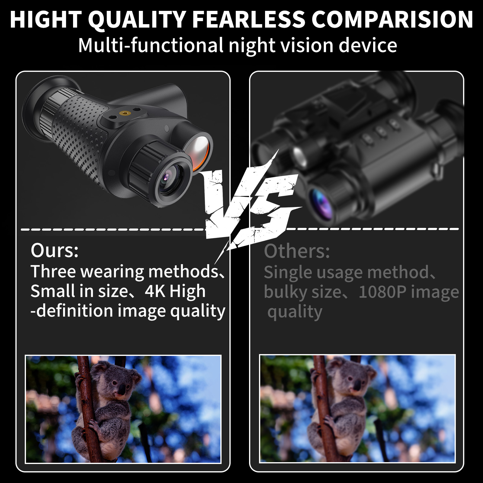 Dispositif de vision nocturne  - Night Vision Monocular 8X avis et prix