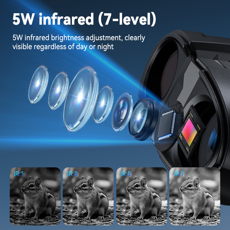 Jumelles de vision nocturne d' - Digital Night Vision Binoculars 4K avis et prix