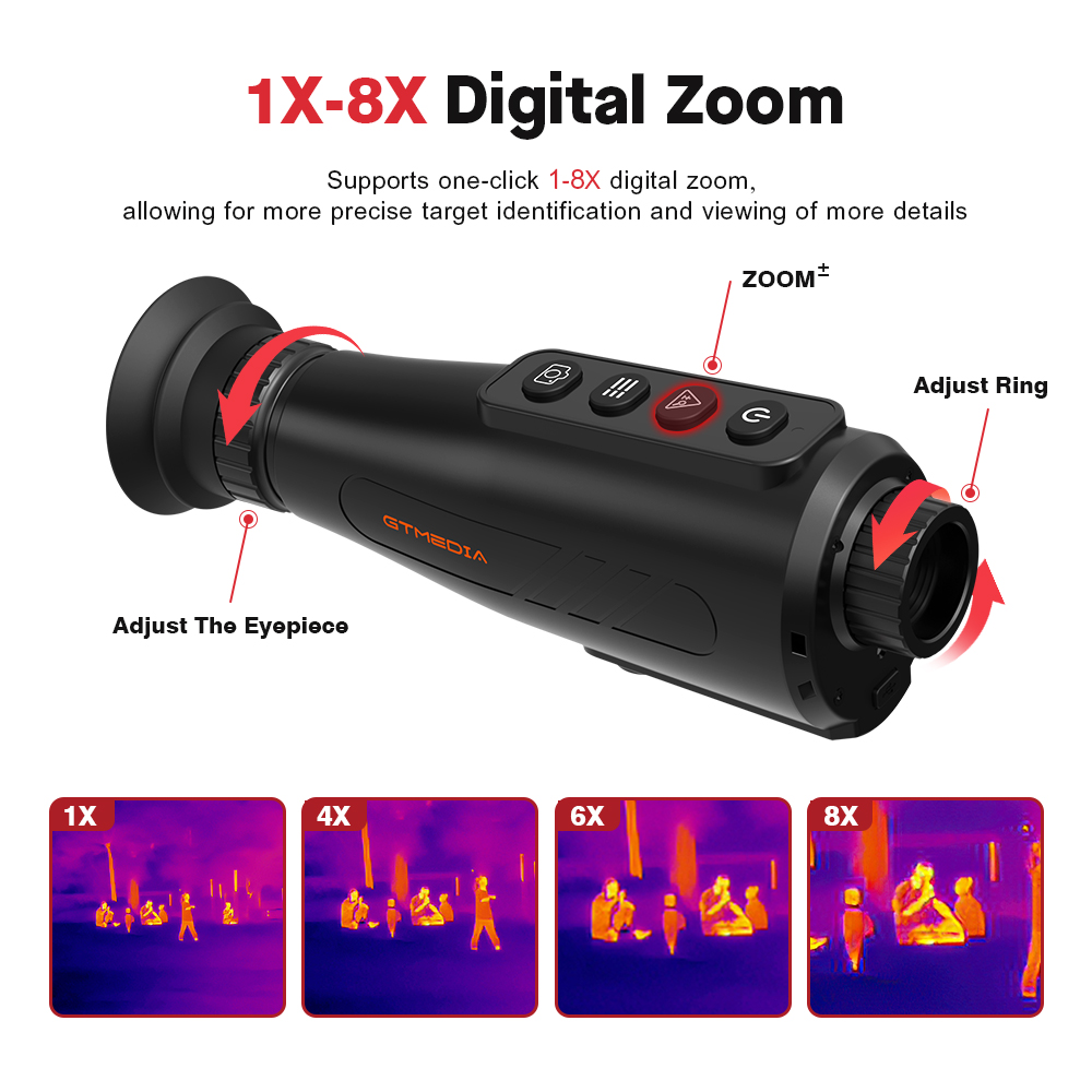 GTMEDIA AI15 caméra thermique  - Night Vision Monocular 1080P avis et prix