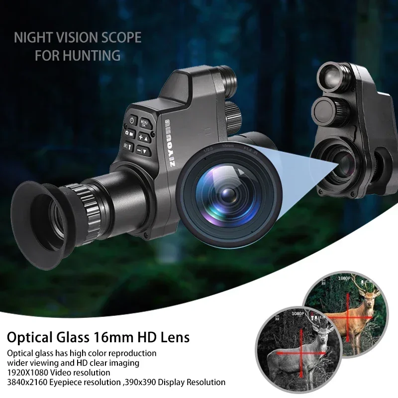 Caméra monoculaire de vision n - Night Vision Scope 4X Digital avis et prix