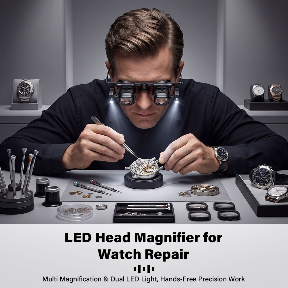 Loupe de tête réglable à LED p - Night Vision Goggles Head Mounted avis et prix
