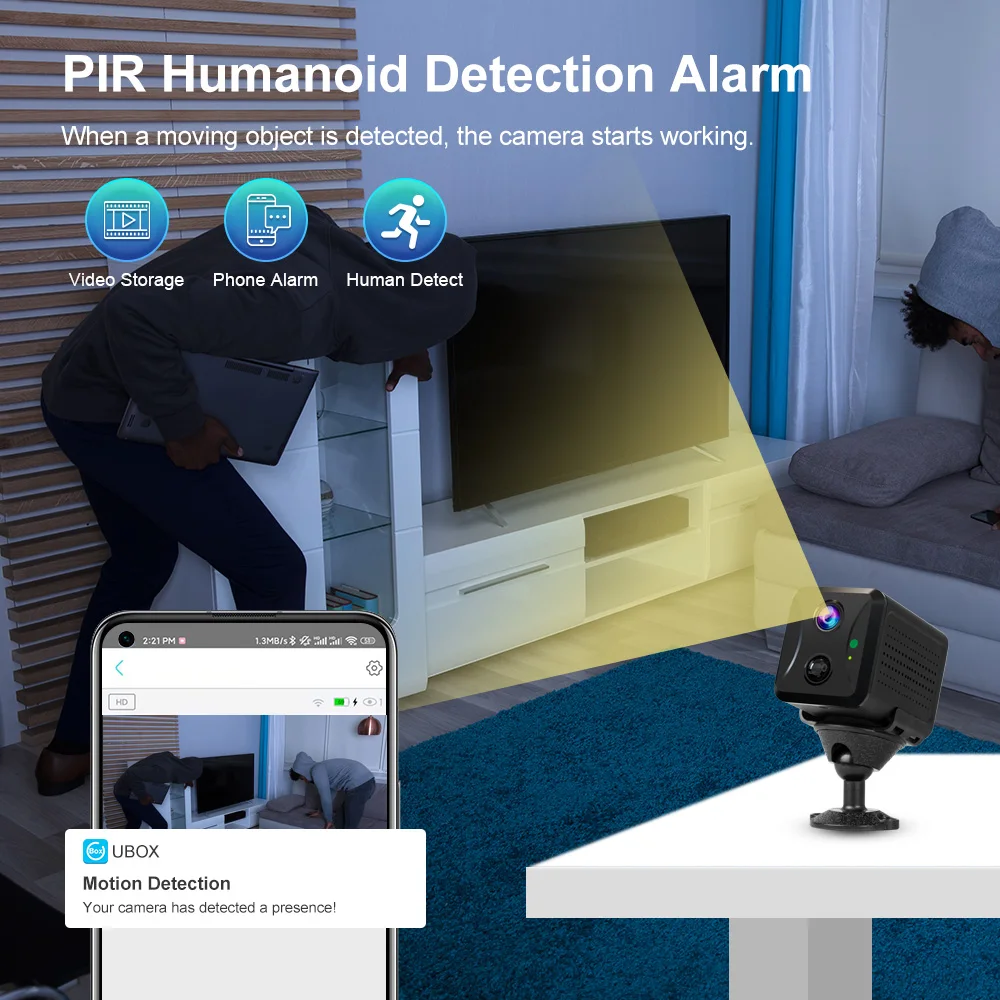 LS cig5MP-Mini Caméra CCTV 4G, - Night Vision Camera Wifi 4G avis et prix