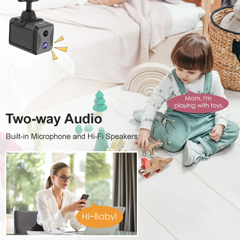 LS cig5MP-Mini Caméra CCTV 4G, - Night Vision Camera Wifi 4G avis et prix
