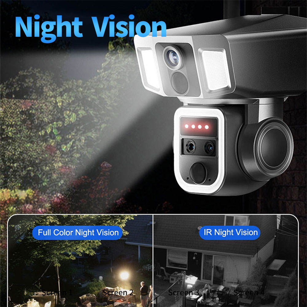 Caméra de sécurité solaire ext - Night Vision Camera Wifi 4G avis et prix