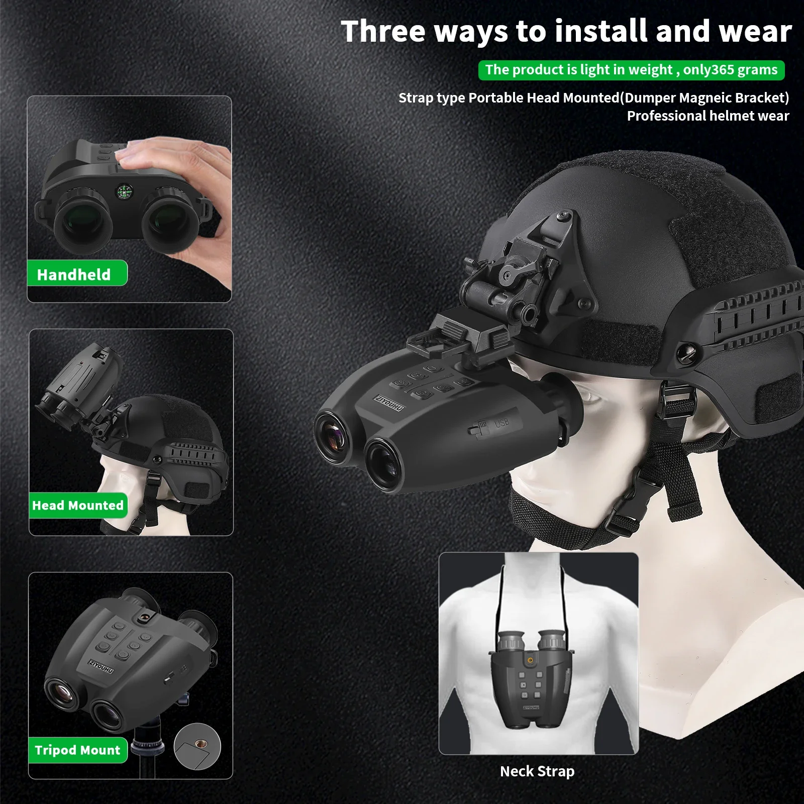 PVS-32 NVG Monture Tête Monté  - Night Vision Goggles Head Mounted avis et prix