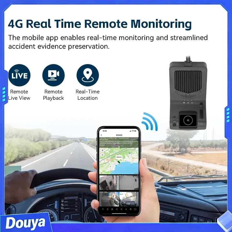 Caméra embarquée pour flotte 4 - Night Vision Camera Wifi 4G avis et prix