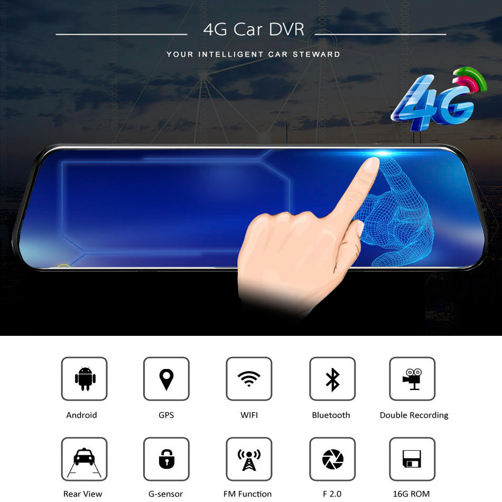 HGDO-Caméra de tableau de bord - Night Vision Camera Wifi 4G avis et prix