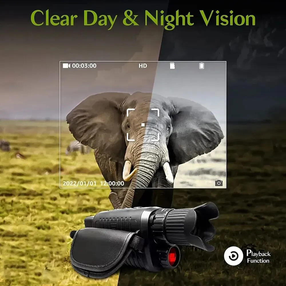 Appareil de vision nocturne mo - Night Vision Monocular 1080P avis et prix