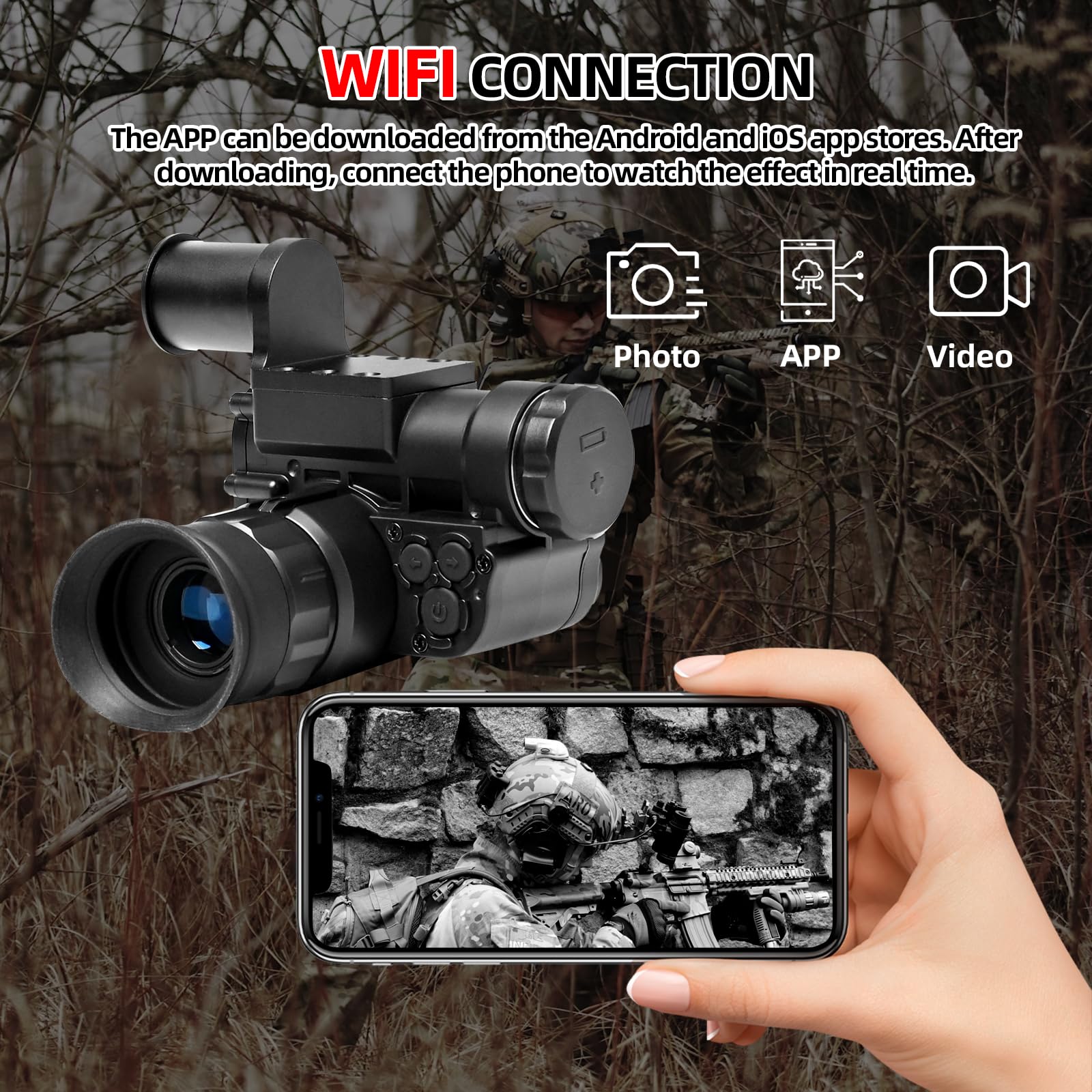 Lunettes de Vision nocturne ta - Night Vision Monocular 1080P avis et prix