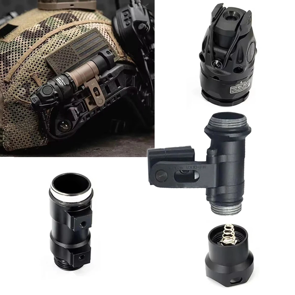 MICH2000 ARC casque KIJI K10 I - Ir Illuminator 850Nm Flashlight avis et prix