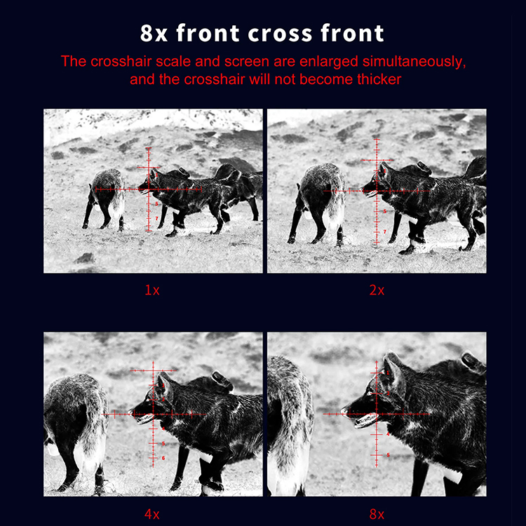 Ix/2x/4x/8x T723-RL portée de  - Night Vision Scope 4X Digital avis et prix