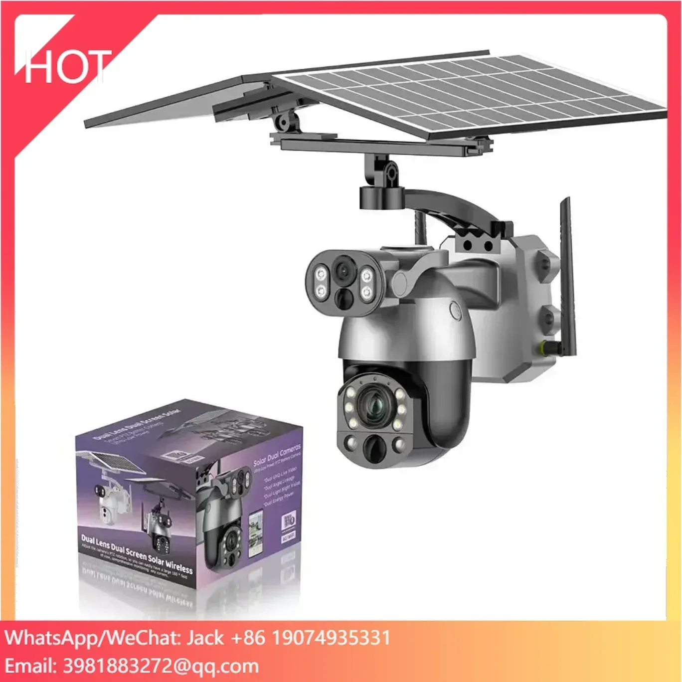 Caméra solaire PTZ WIFI 4G 5MP - Night Vision Camera Wifi 4G avis et prix