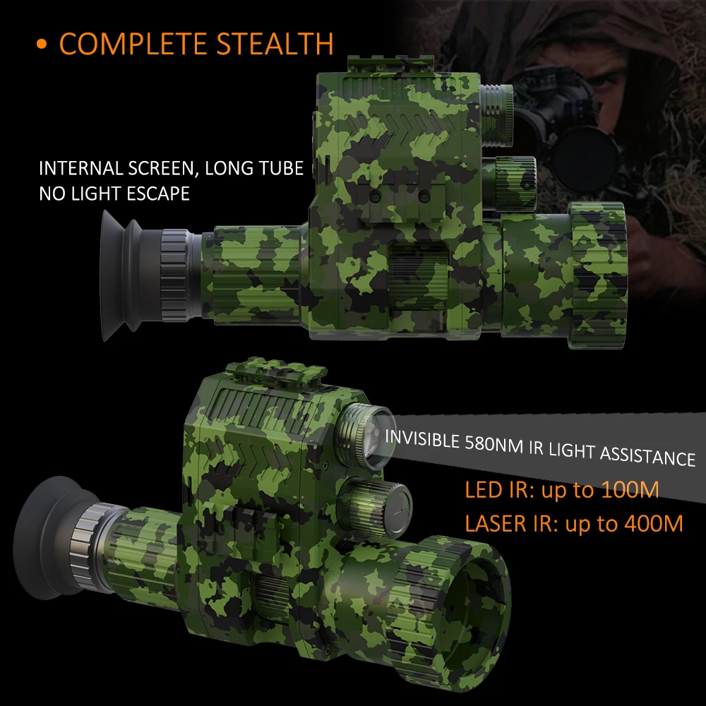 Megaorei 4B NK007 Plus 1080p H - Night Vision Scope 4X Digital avis et prix
