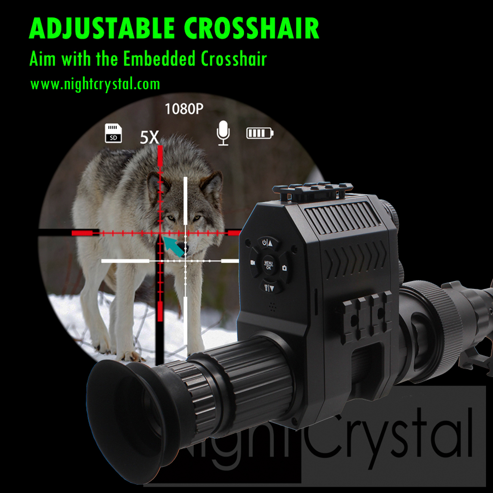 Lunette de visée numérique à v - Night Vision Rifle Scope Ir 850Nm avis et prix