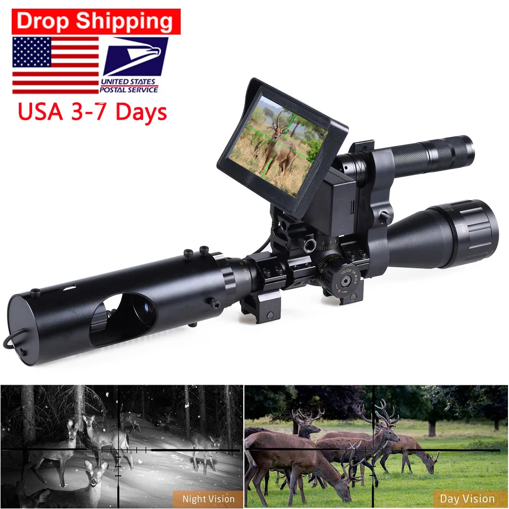 Lunette de chasse, Vision noct - Night Vision Rifle Scope Ir 850Nm avis et prix