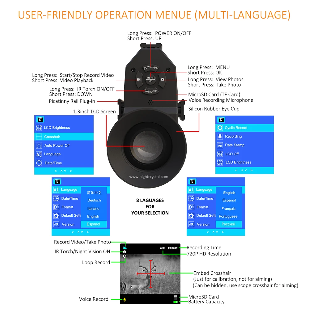 Megaorei 3B NK007s dispositif  - Night Vision Scope For Crossbow avis et prix