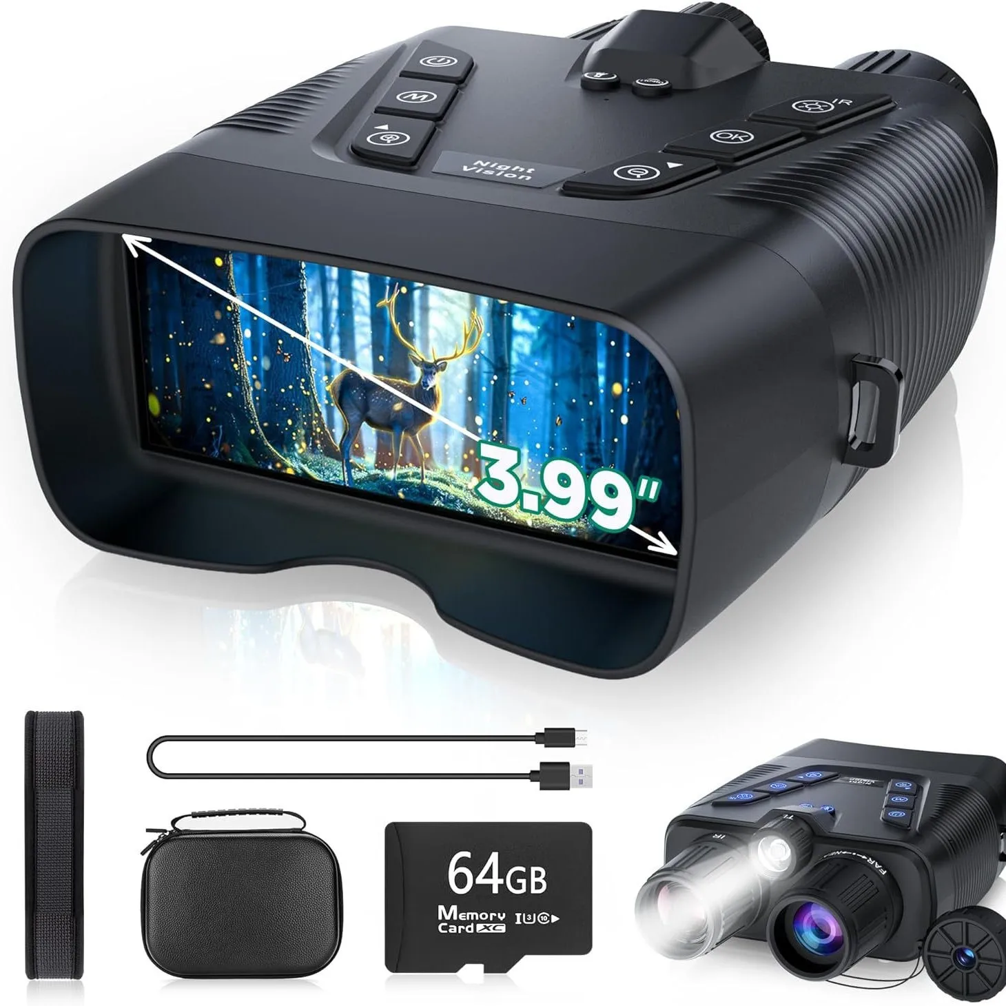 Télescope numérique haute défi - Digital Night Vision Binoculars 4K avis et prix